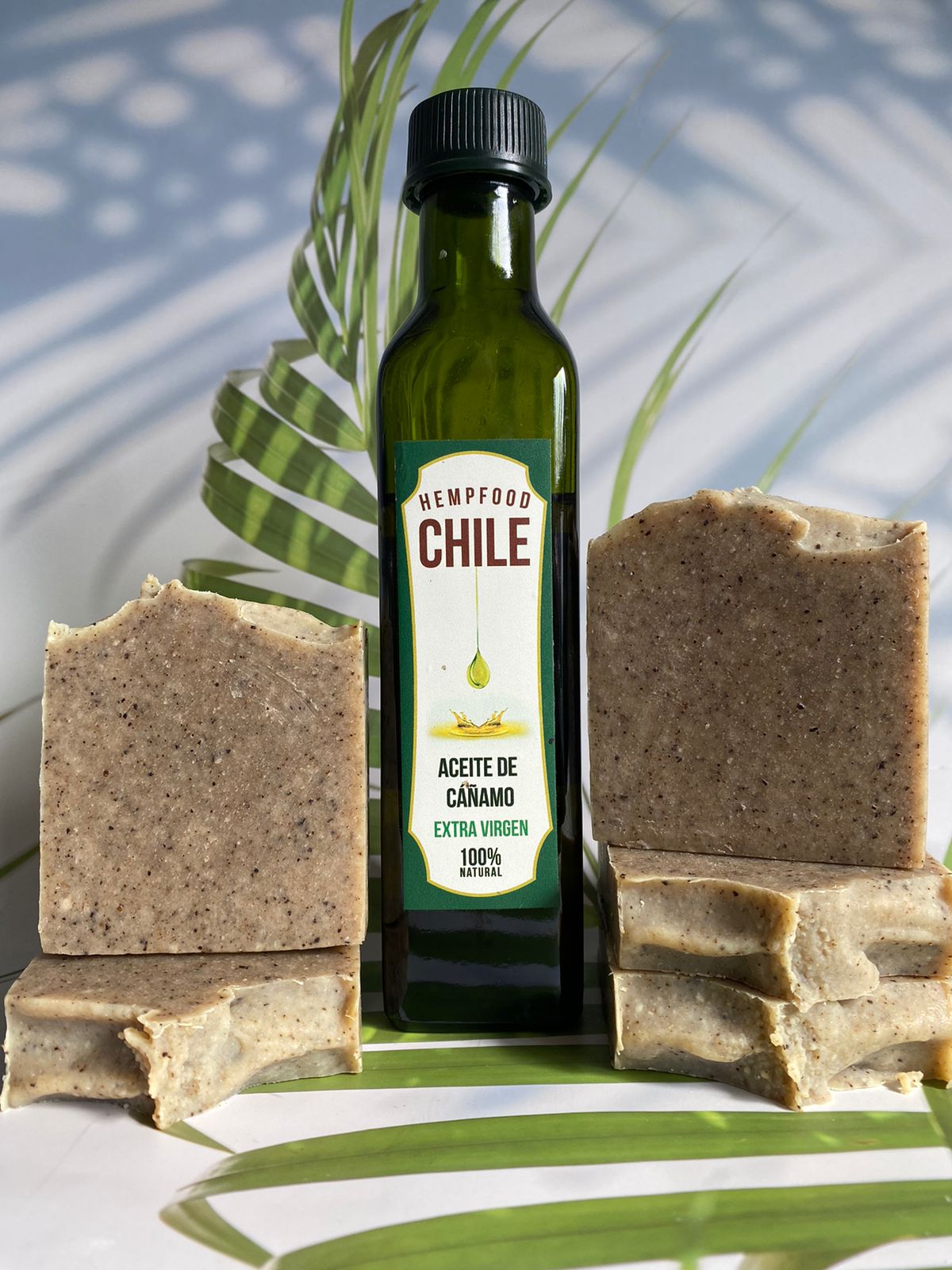 Jabón Corporal de Cáñamo – Limpieza Natural para Rostro y Cuerpo