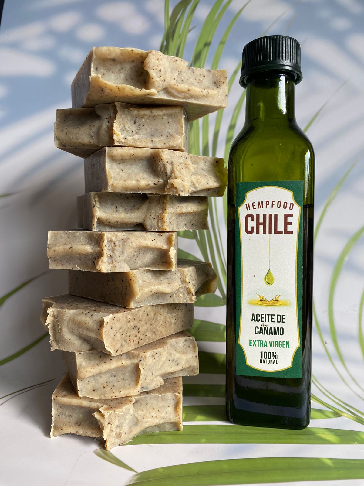 Jabón Corporal de Cáñamo – Limpieza Natural para Rostro y Cuerpo