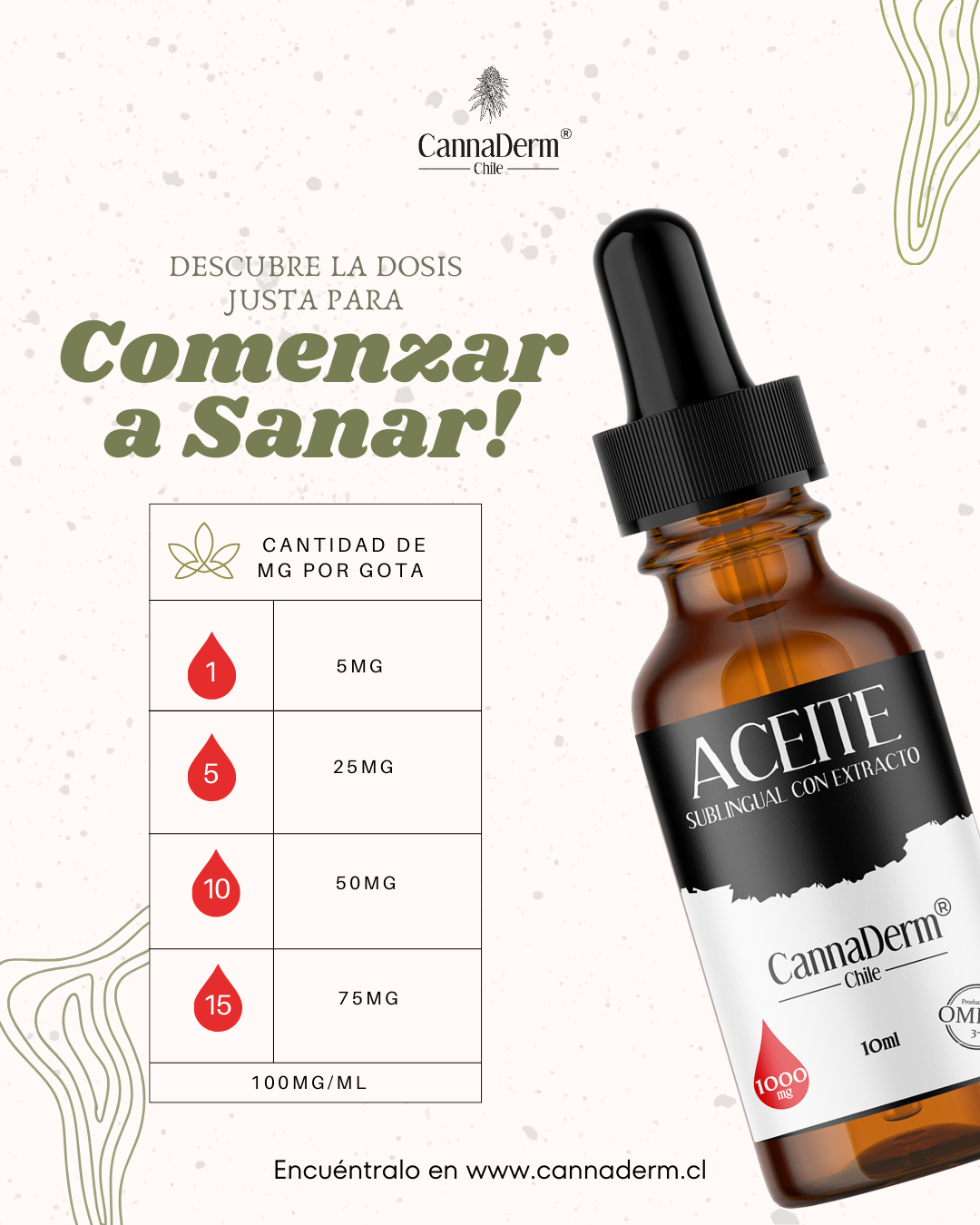 Aceite de CBD 1000mg- 10ml