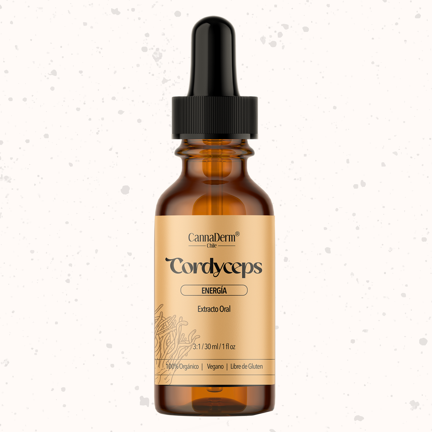Extracto Cordyceps 3:1 30 ml | Cannaderm Chile