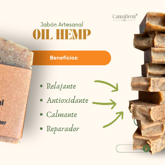 Jabón Corporal de Cáñamo – Limpieza Natural para Rostro y Cuerpo