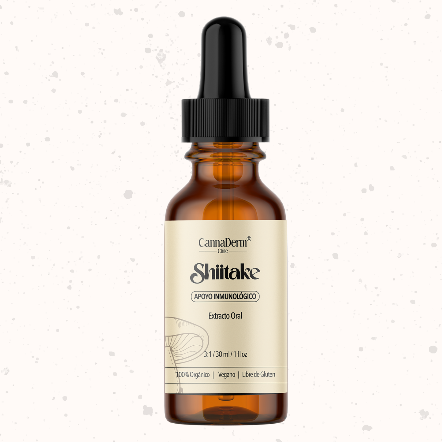 Extracto Shiitake 3:1 30 ml | Cannaderm Chile