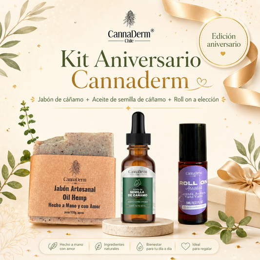 Kit Aniversario Cannaderm | Regalo Natural de Bienestar